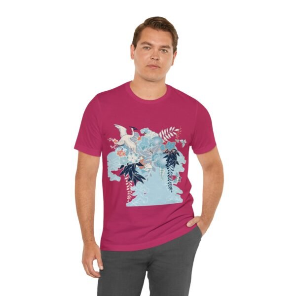 Playera Nebula de grullas