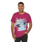 Playera Nebula de grullas