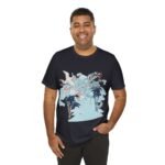 Playera Nebula de grullas