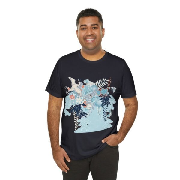 Playera Nebula de grullas