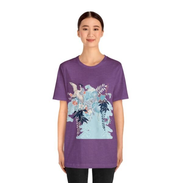 Playera Nebula de grullas