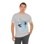 Playera Nebula de grullas