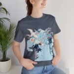 Playera Nebula de grullas