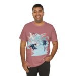 Playera Nebula de grullas