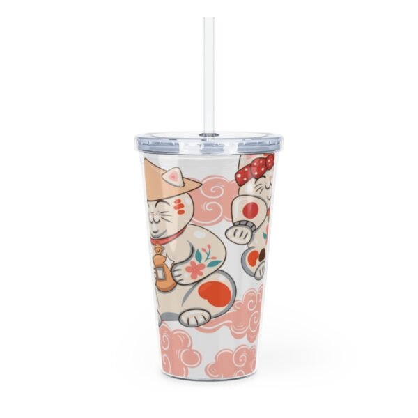 Vaso de plástico  Michis Japan Aesthetic